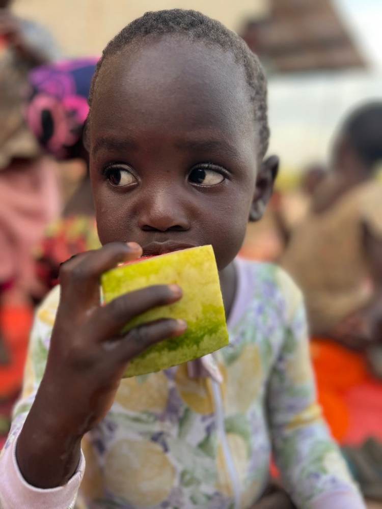 A child eating